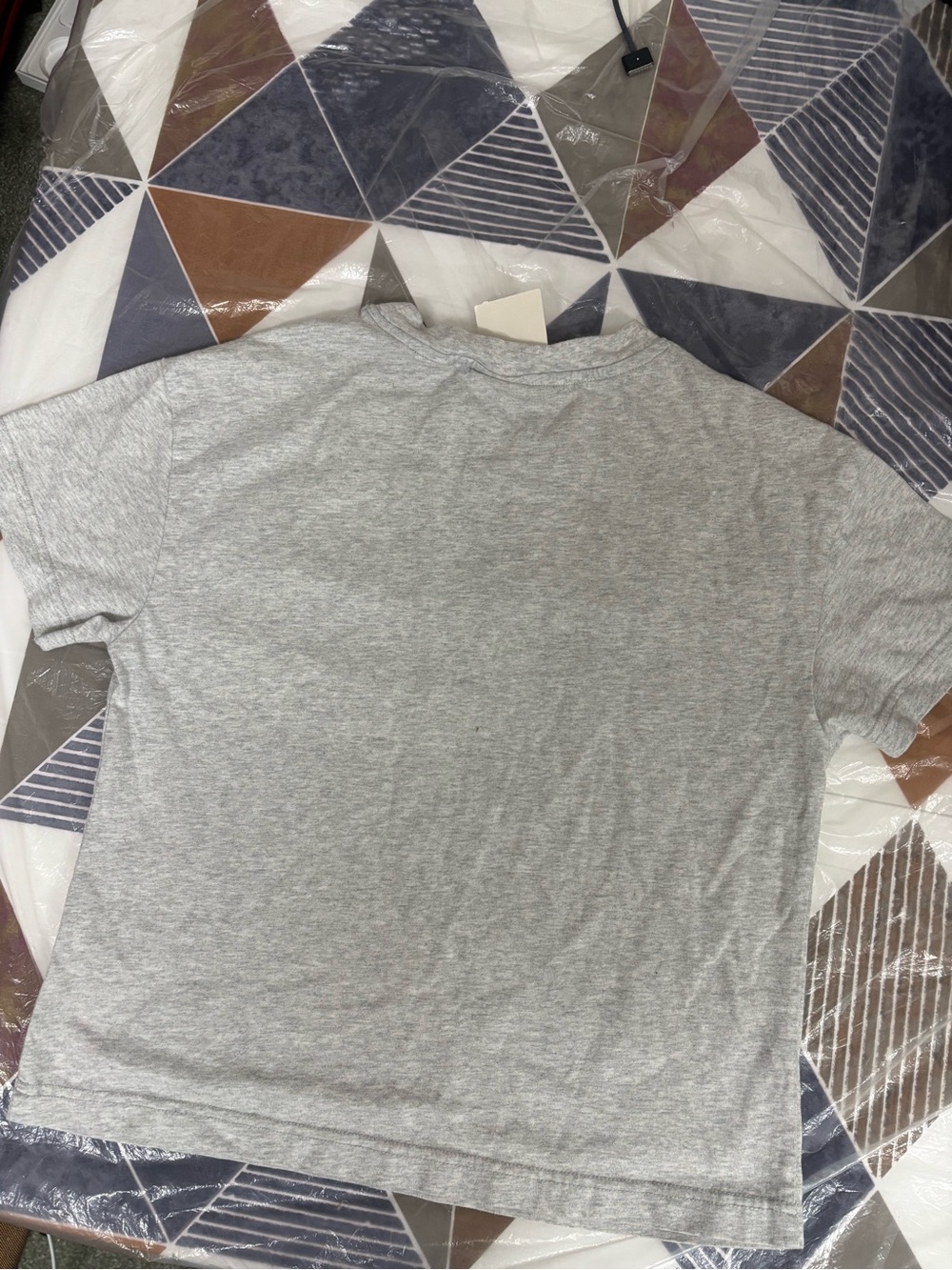 Scotch & Soda Light Gray Tee with Navy Print - Picture 2 of 7